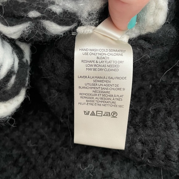 Free People NWT onyx combo crop sweater - Picture 6 of 8